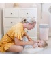 Cos pentru scutece Tommee Tippee Sangenic Twist and Click Reciclabil, Roz/Gri